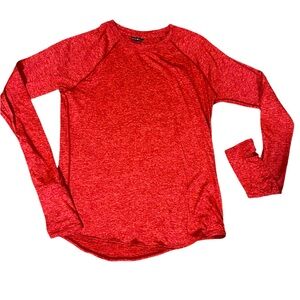 Oiselle lux long sleeve running top. Size 2. Orange color.